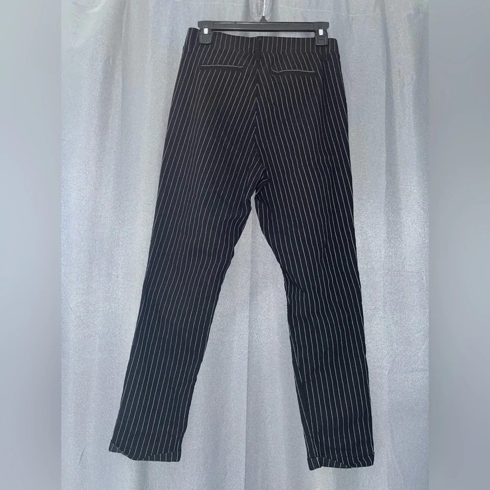 Savage Art Black Pinstripe Women’s Dress Pants - Picture 2 of 5